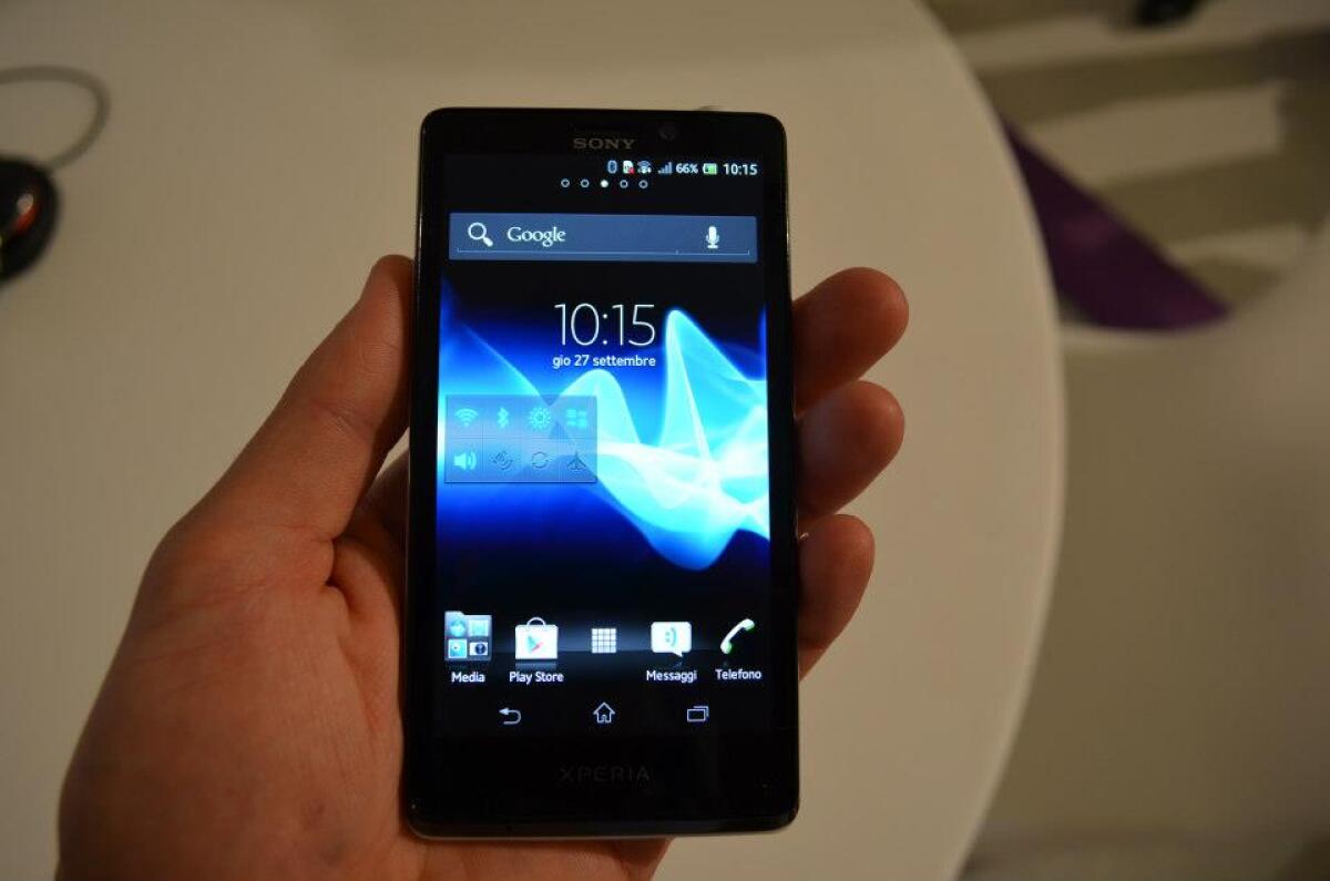 YourLifeUpdated prova in anteprima Sony Xperia T - 