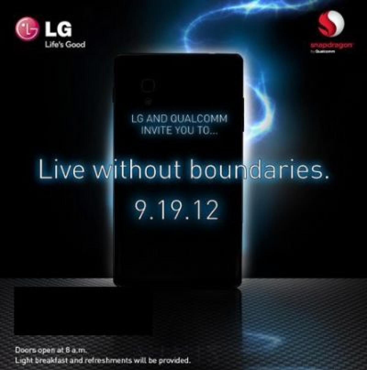 LG e Qualcomm terranno una conferenza il 19 Settembre - 