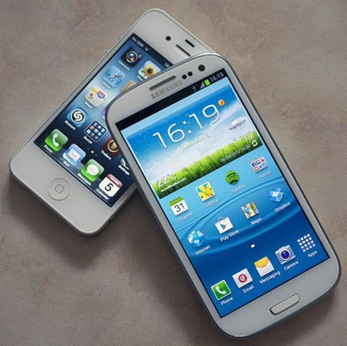 Confronto Display Apple iPhone 5 vs Samsung Galaxy S 3 - 