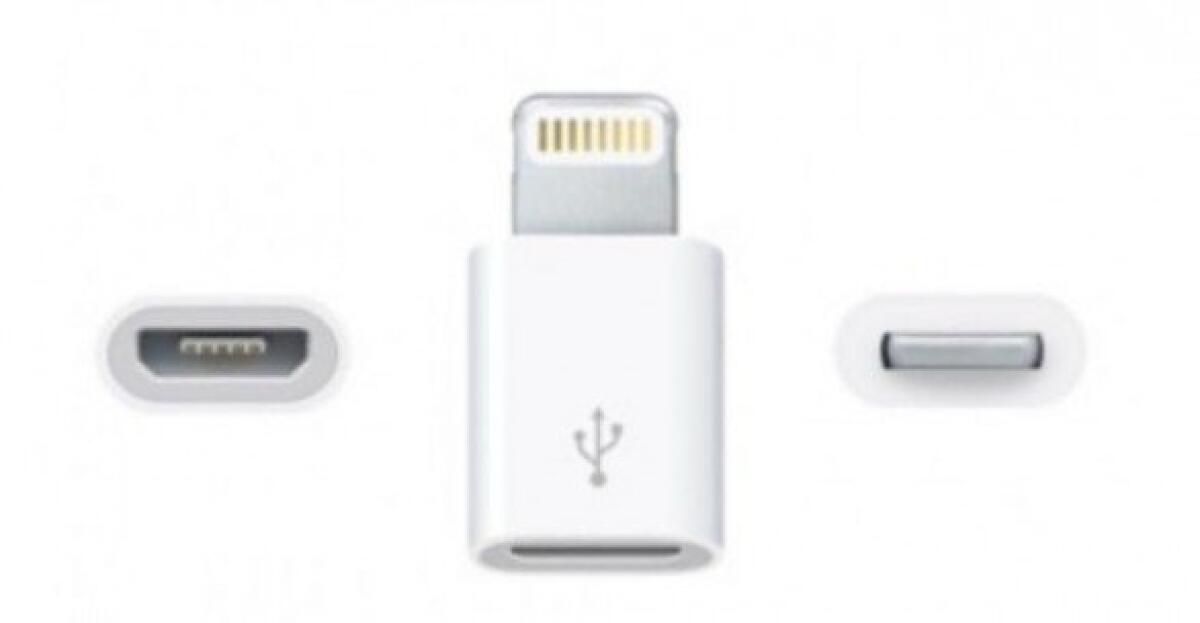 Presto disponibile l'adattatore da Lightning a MicroUSB per l'Europa - 