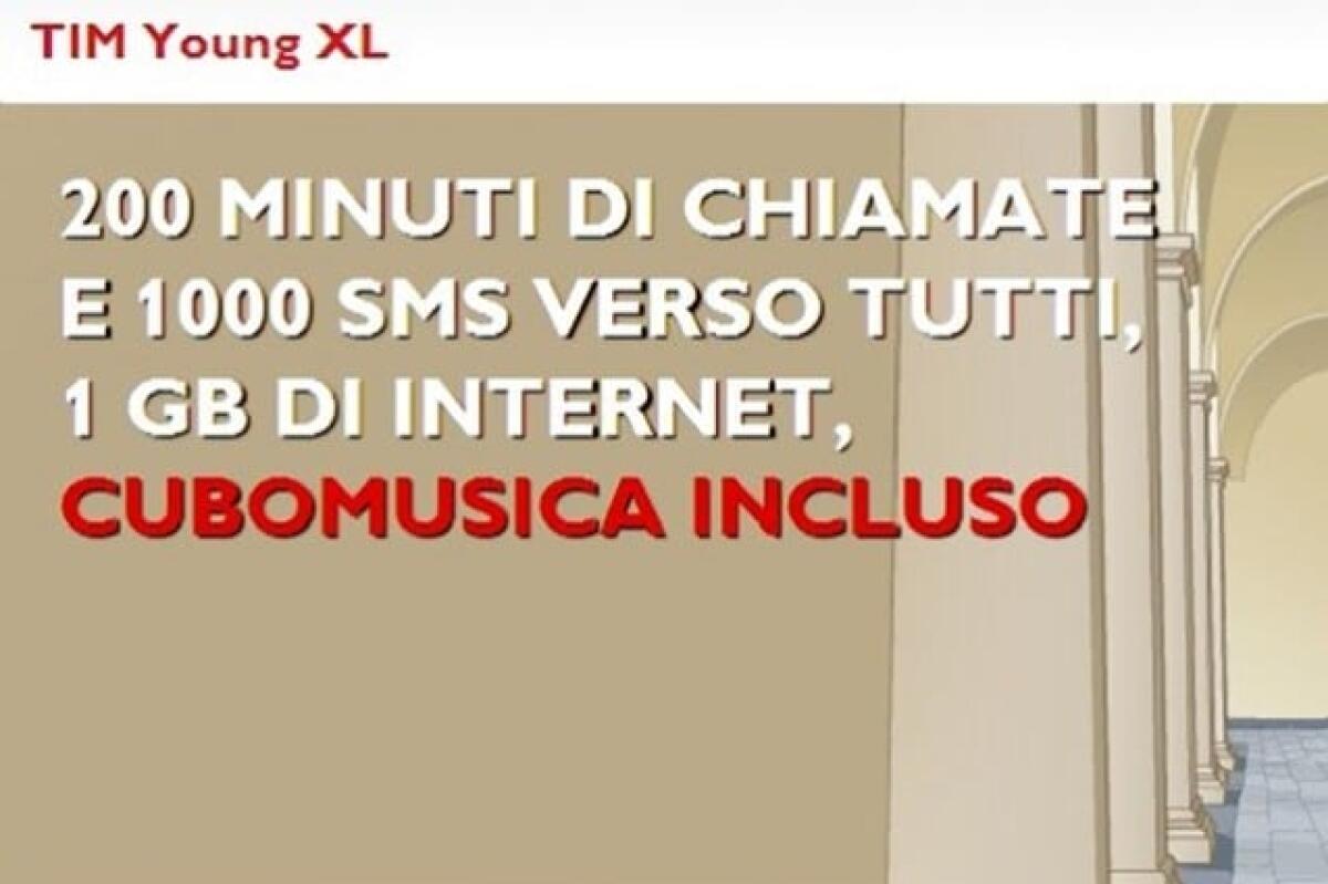 Migliori Tariffe Telefonia: TIM Young XL a 12 euro al mese per chi passa a TIM - 