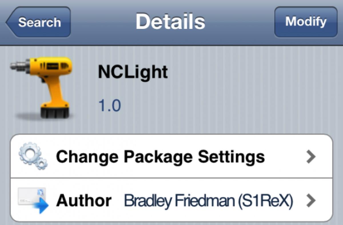 NCLight: centro notifiche al posto della Spotlight. [CYDIA] - 