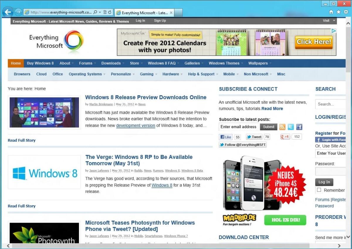 Download Internet Explorer 10 Release Preview per Windows 7 (32 e 64 Bit) - 