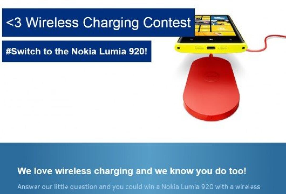 Nokia: vinci 5 Lumia 920 con stazione di ricarica wireless - 