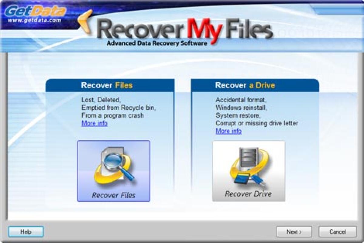 Recuperare file persi o cancellati su Windows con GetData Recover My Files Professional - 