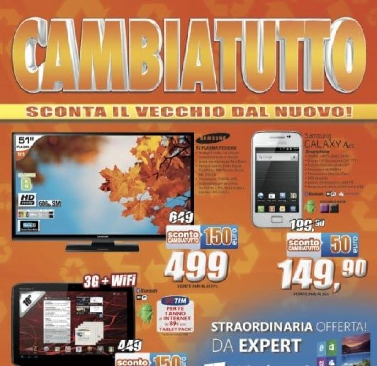 Expert lancia la nuova campagna “CAMBIATUTTO: sconta il vecchio dal nuovo!” - 