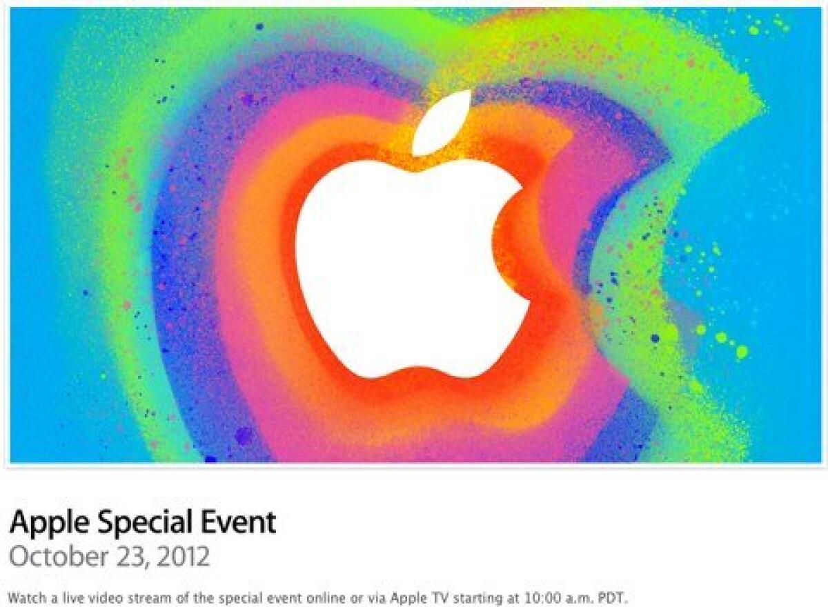 Diretta Streaming Evento Apple presentazione iPad Mini - 