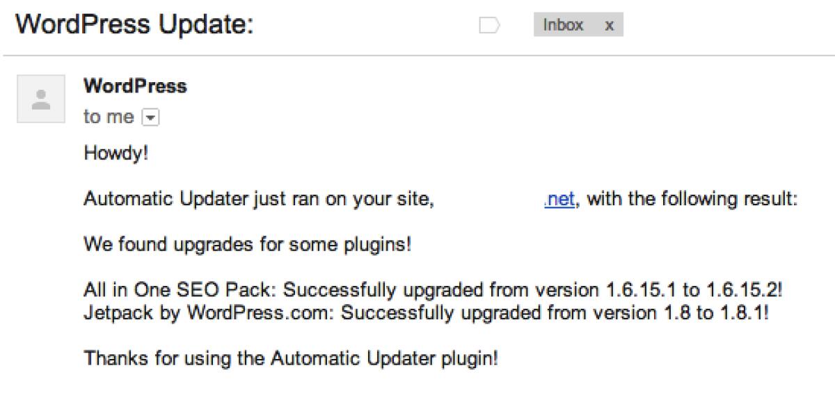 Aggiornare automaticamente Wordpress e i plugin installati - 