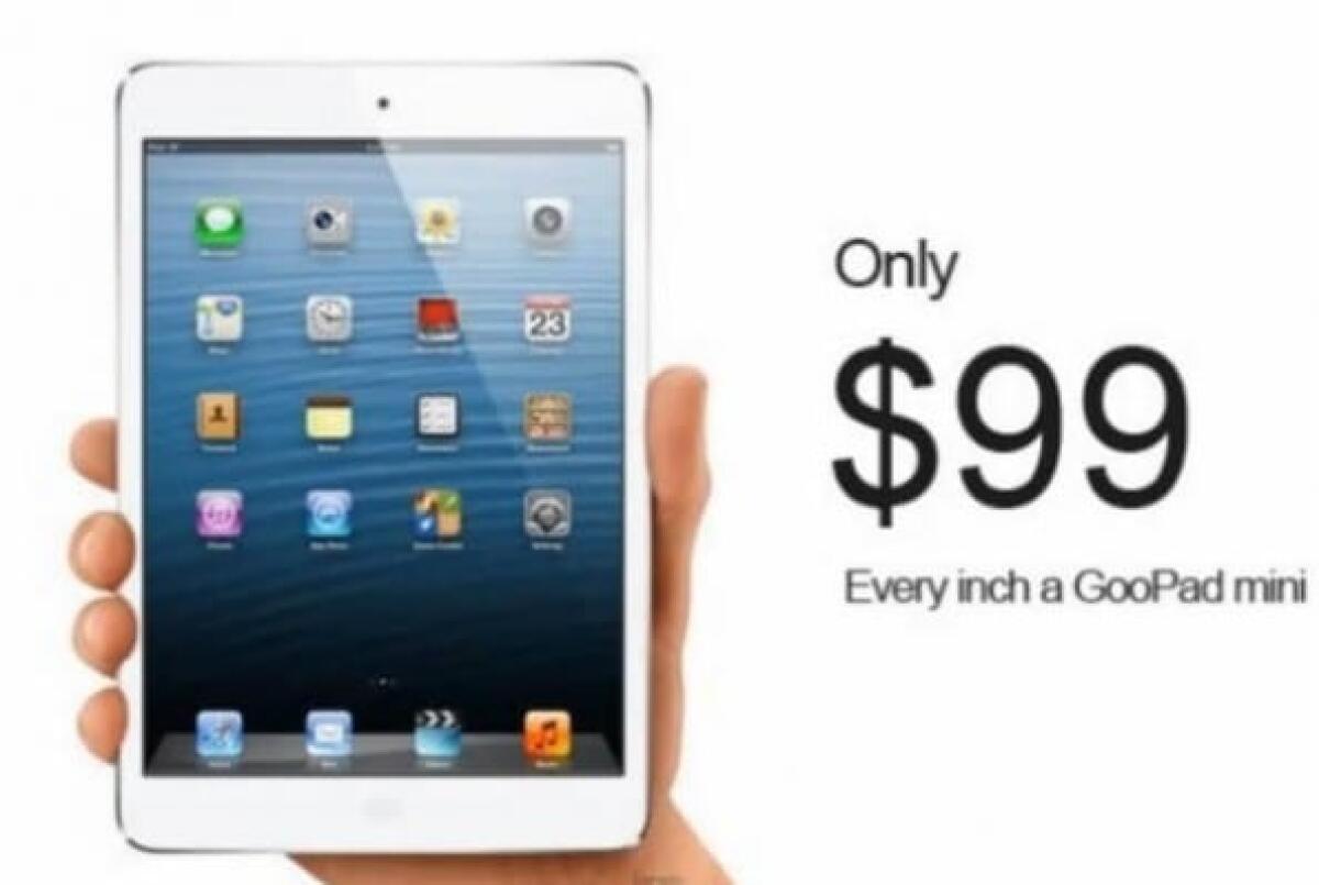 L'iPad Mini di Apple costa troppo? Ecco il GooPad, con Android Jelly Bean, a 99$ - 