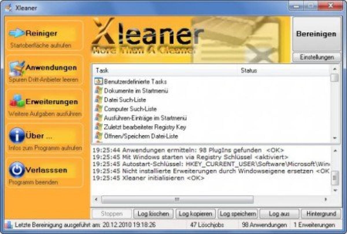 Pulire, Velocizzare e Ottimizzare Windows con Xleaner - 