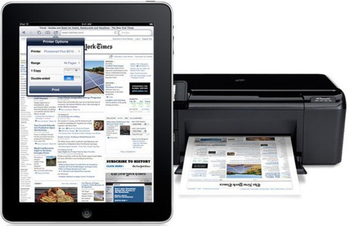 Come stampare direttamente da iPad - 