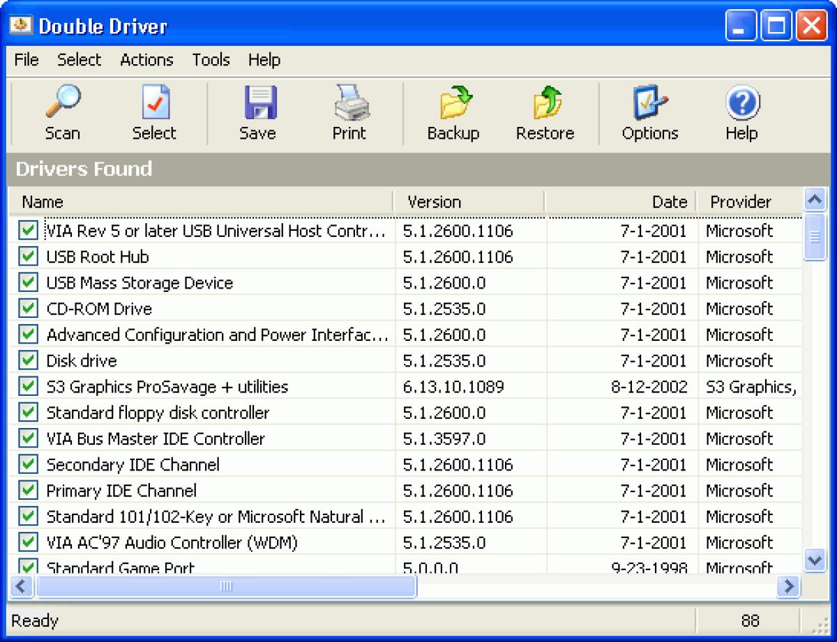 Come fare il backup completo dei driver installati sul PC con Double Driver - 