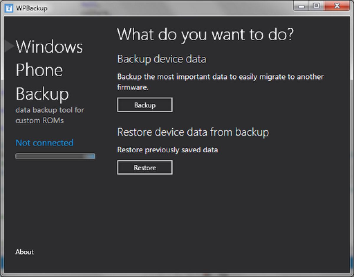 WPBackup v1.0: effettuiamo il backup di applicazioni, impostazioni, sms e quant'altro sui nostri Windows Phone! - 