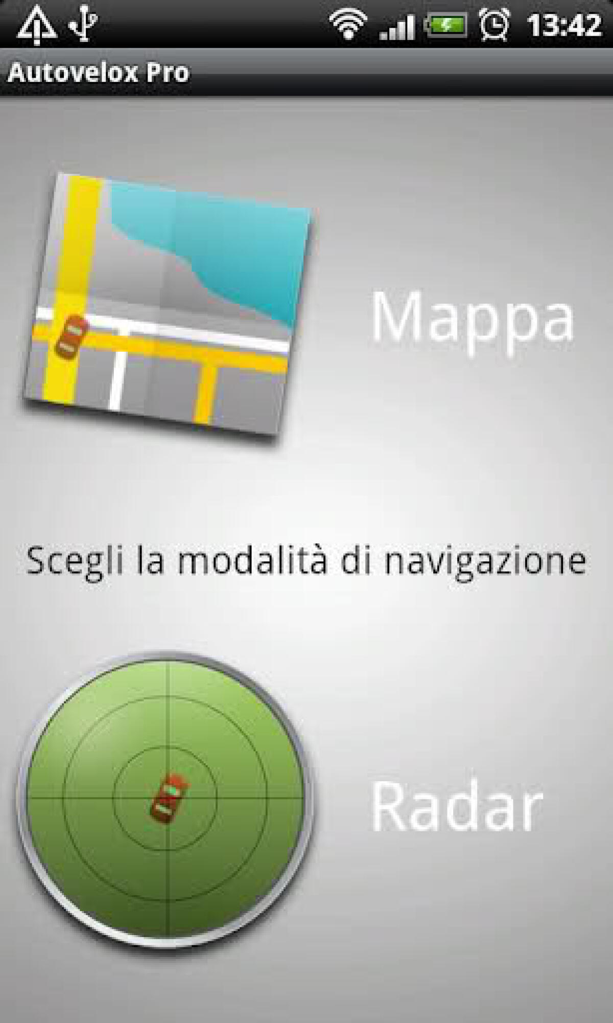 Autovelox su Android: Autovelox Pro v 2.4.3 - 