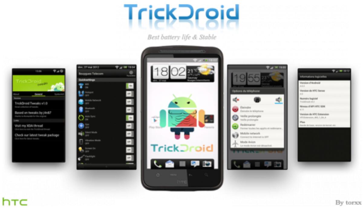 Migliori ROM per HTC Desire HD: TrickDroid 4 con ICS e Sense 4.1 Fluida e Veloce - 