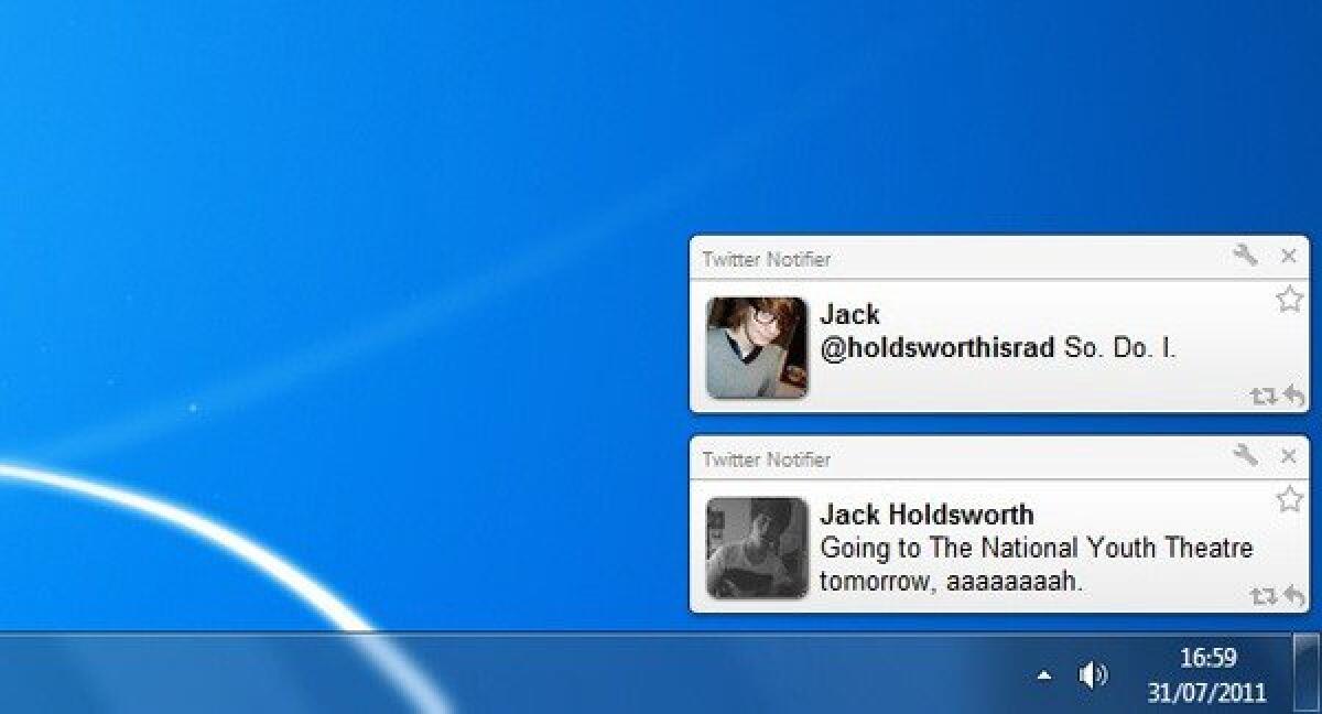 Notifiche di Twitter sul Desktop grazie a Notifier for Twitter per Google Chrome - 