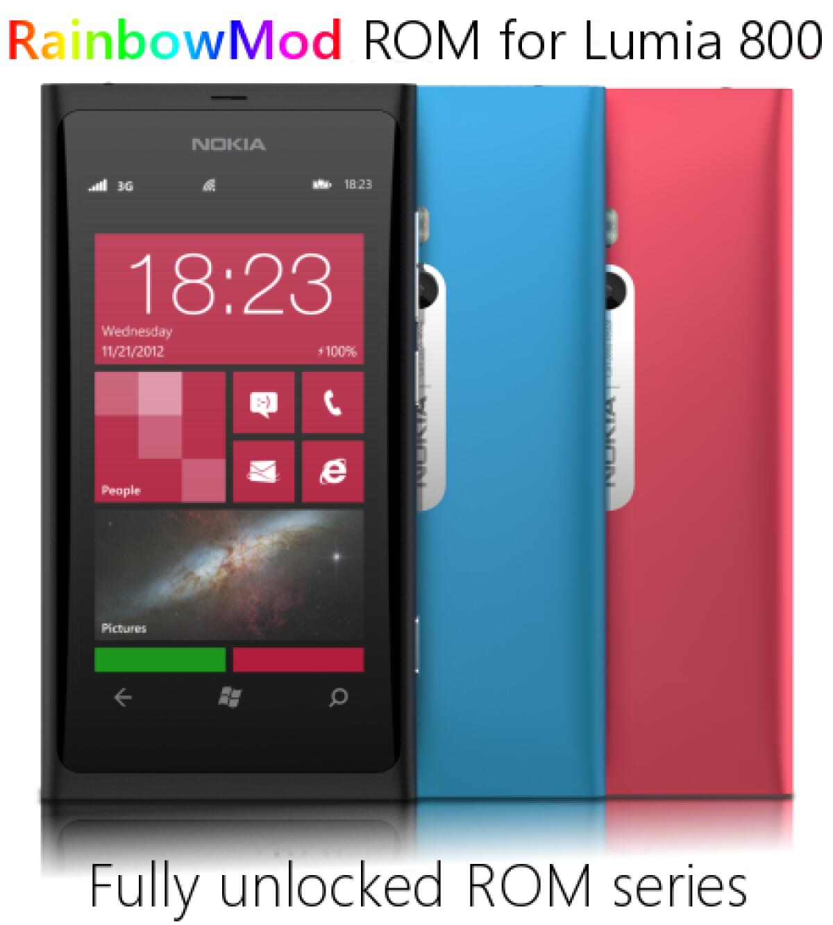 Custom Rom RainbowMod basata su Windows Phone 7.8 disponibile per tutti i dispositivi Windows Phone! ( HTC Titan,HTC Mozart,HTC HD2,HTC Radar,HTC HD7,Samsung Omnia7,HTC Trophy,HTC 7Pro,Nokia Lumia 710, Nokia Lumia 800) - 