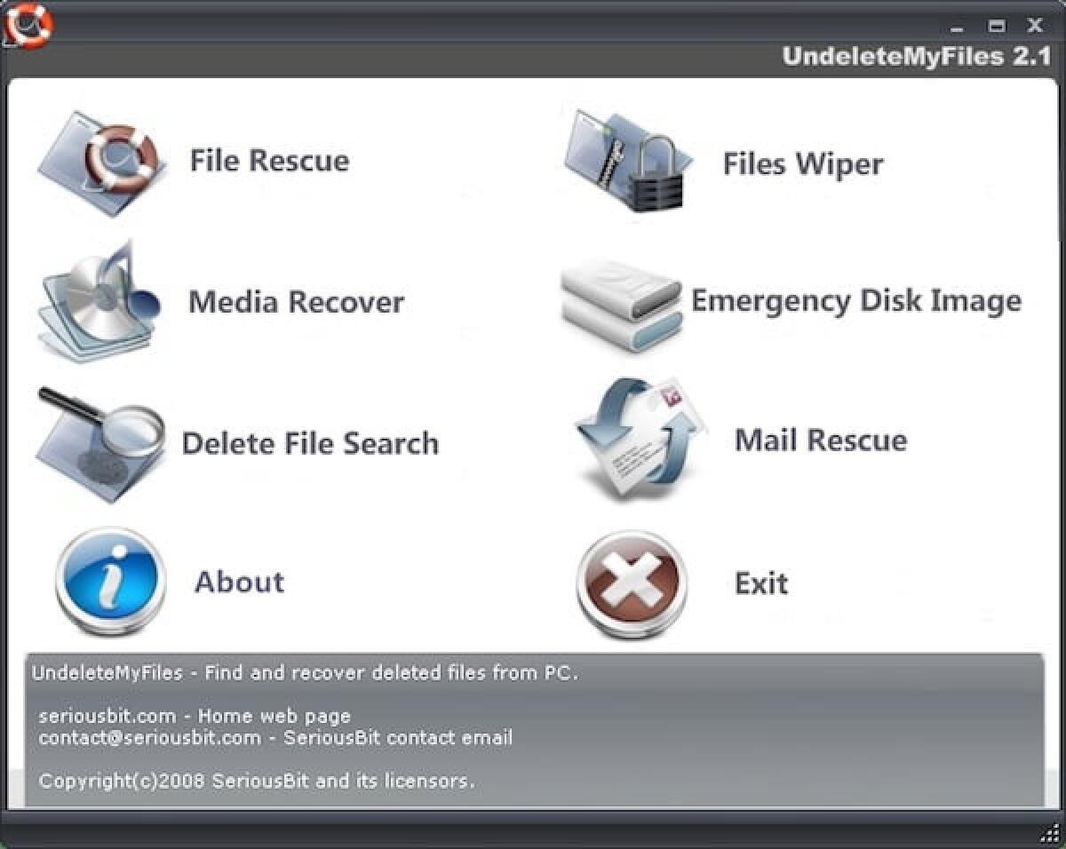 Recuperare file e documenti cancellati con UndeleteMyFiles Pro - 