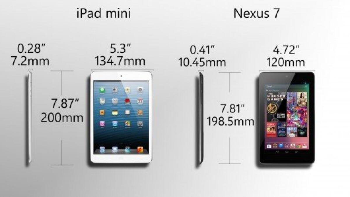 Video Confronto tra Apple iPad Mini e Google Nexus 7 - 