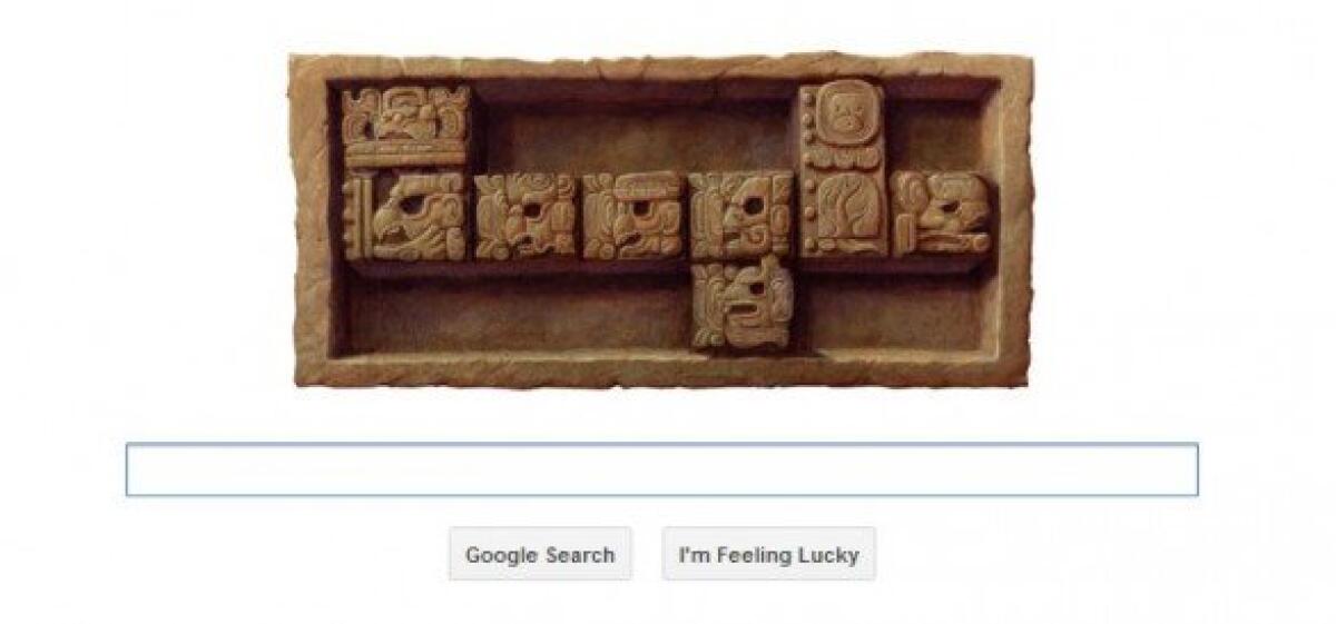 Google propone un Doodle dedicato ai Maya per la fine del mondo - 