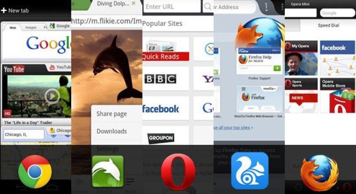 I migliori 5 browser web per smartphone e tablet Android - 