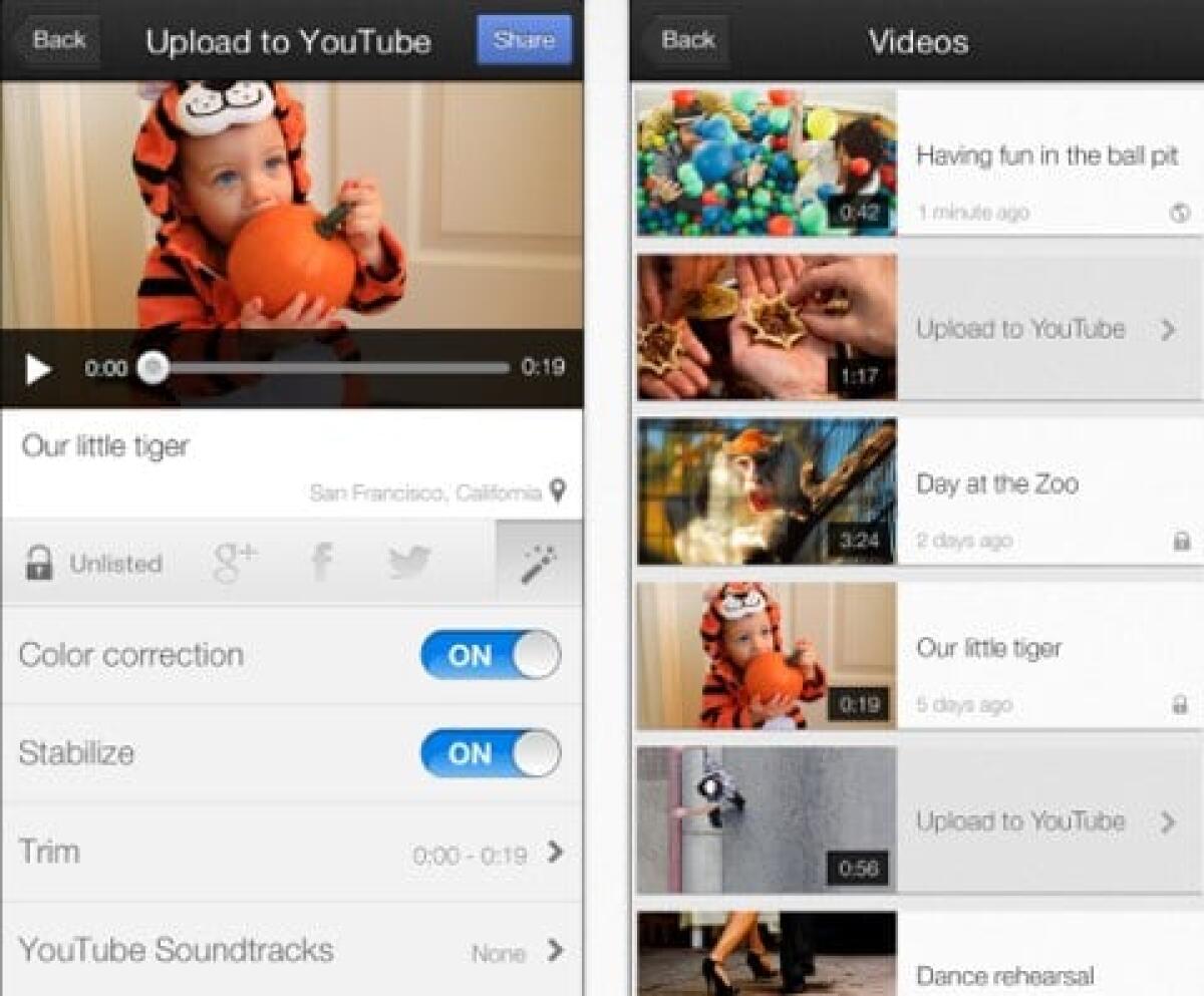 YouTube Capture, l’app di Google per registrare video con l’iPhone - 