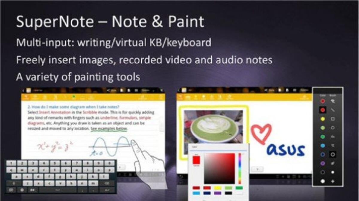 Prendere note e appunti su Android: download Asus SuperNote - 