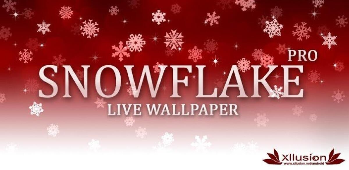 Snowflake Pro Live Wallpaper: i fiocchi di neve come sfondo animato per Android - 
