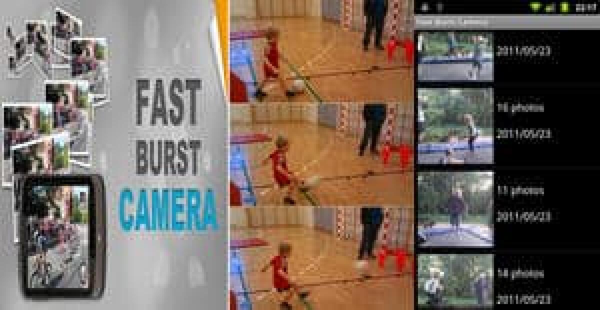 Scattare foto velocemente a raffica su Android con Fast Burst Camera 4.0.0 - 