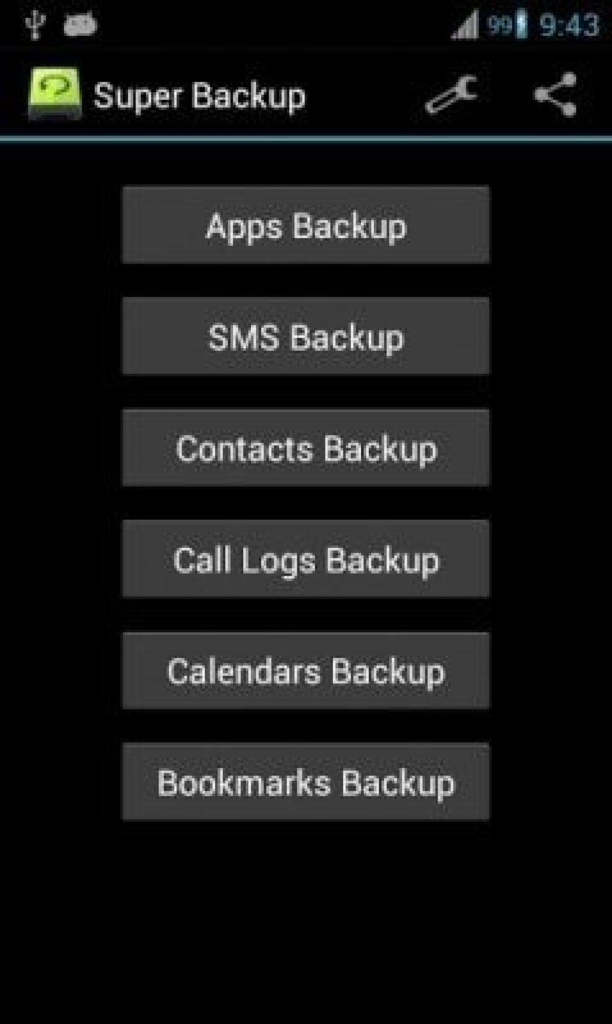 Super Backup, nuova applicazione per fare il backup su Android - 