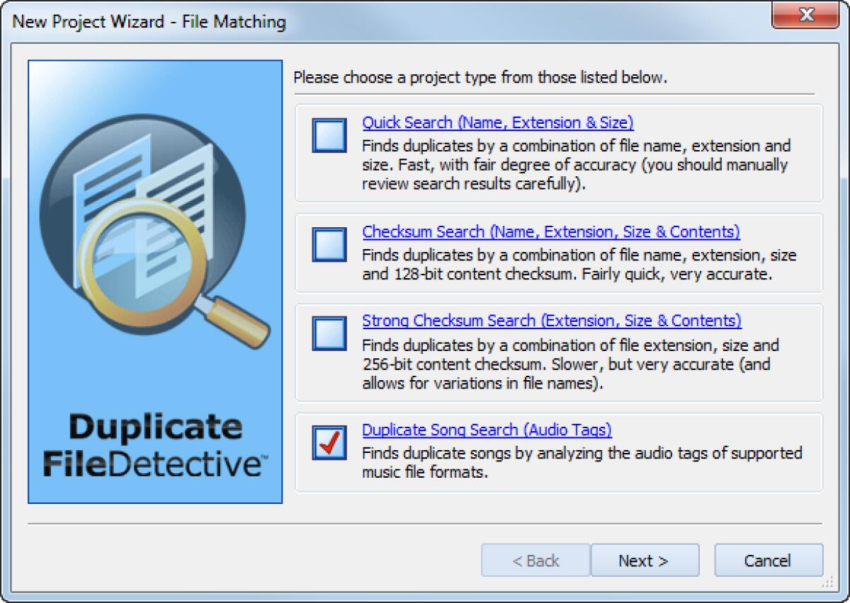 Download Duplicate File Detective v 4.3.50 per trovare file duplicati su Windows - 