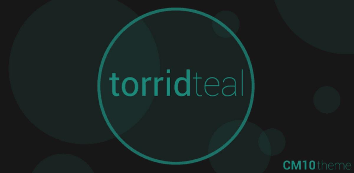 Torrid Teal Theme CM 10.1 - Migliori Temi Android - 