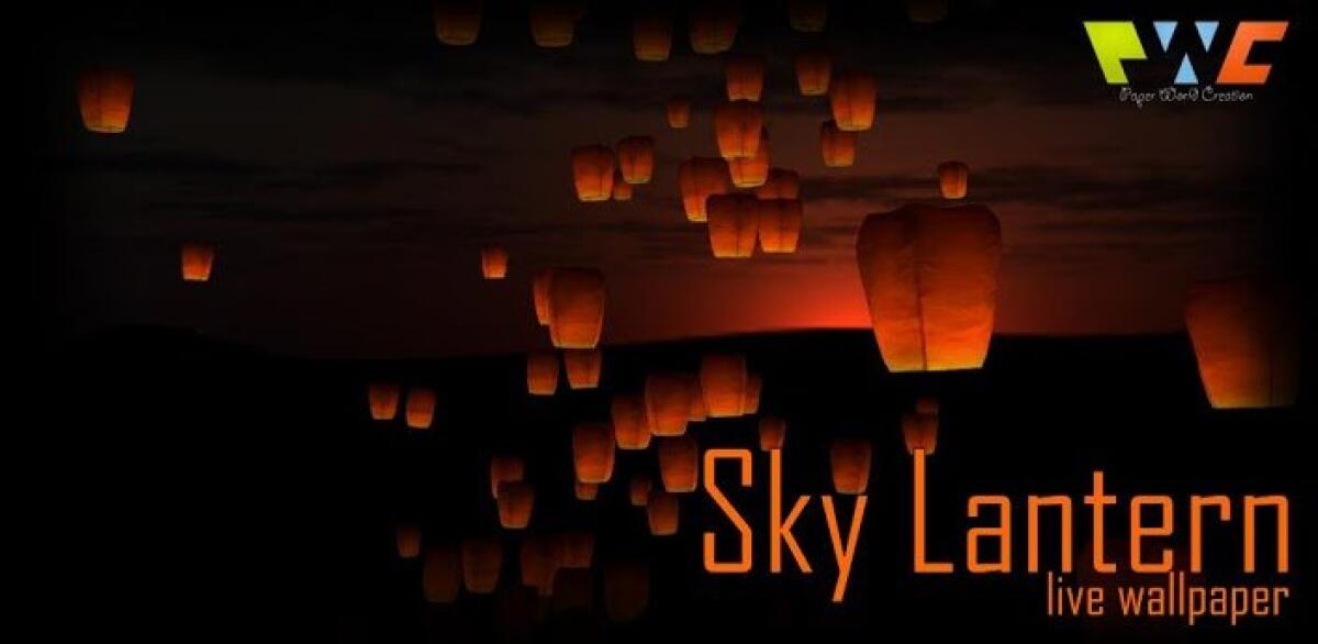 [Live Wallpaper Android] Sky Lantern v 1.1 - 
