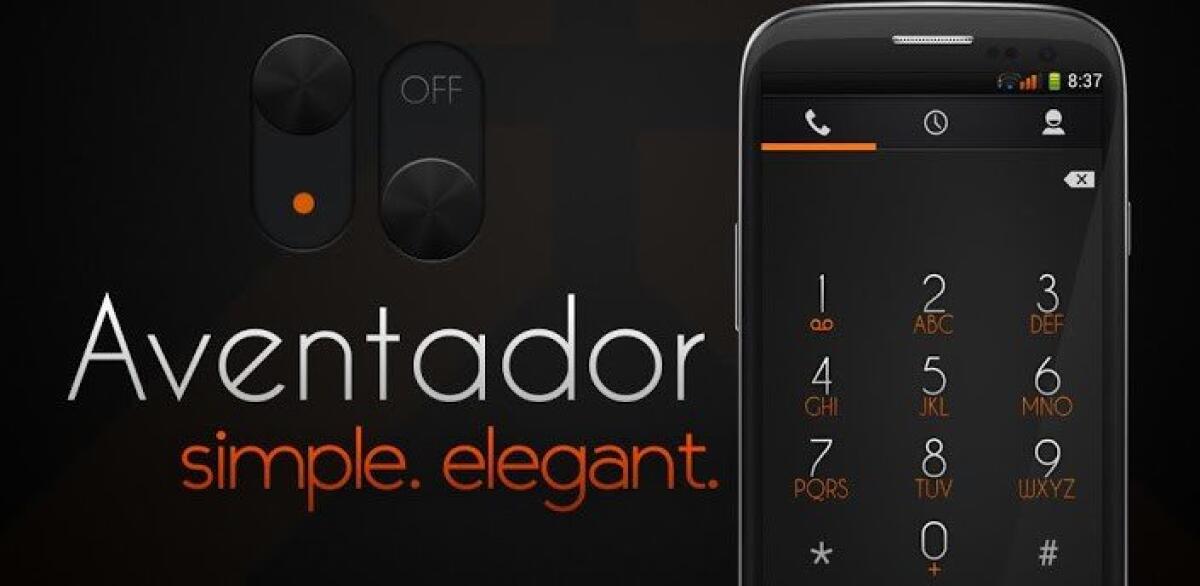 Aventador Theme CM 10.1 AOKP v 1.4 - Migliori Temi Android - 