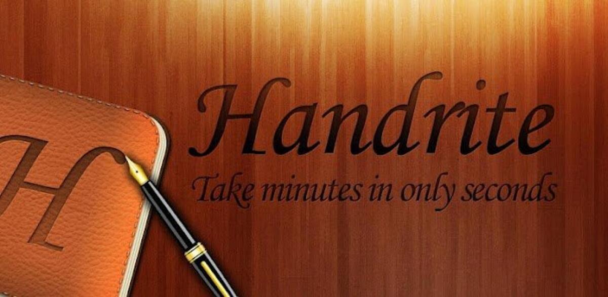 Handrite Note Pro, prendere note e scrivere a mano su Android - 