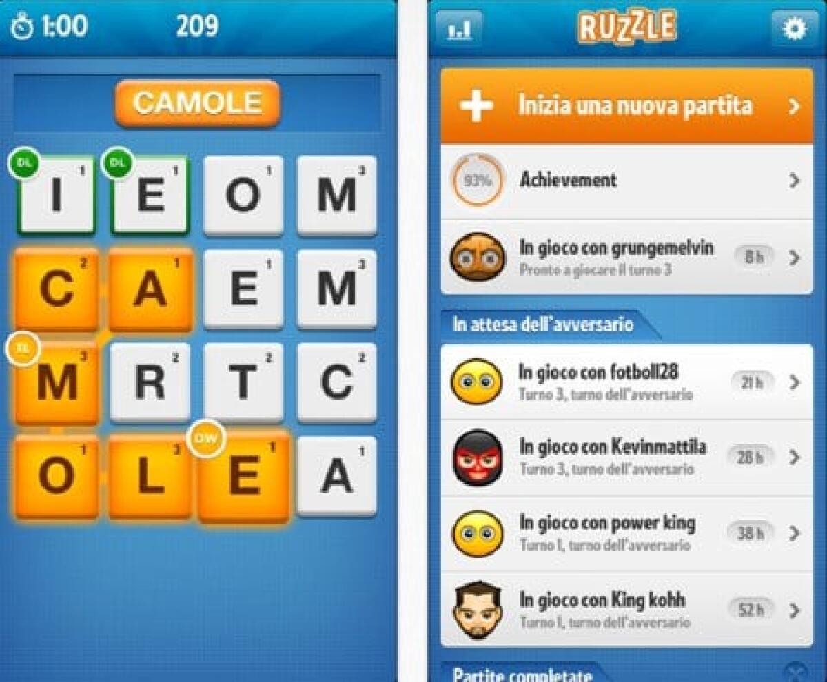 Ruzzle, il giochino tormentone del momento - 