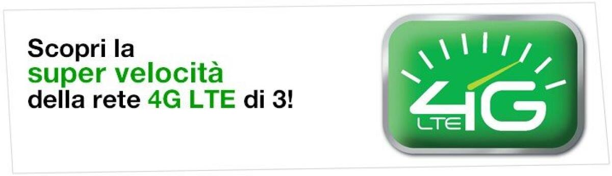 Attivato il supporto alle reti 4G da parte di 3 Italia per tutti gli smartphone compatibili - 