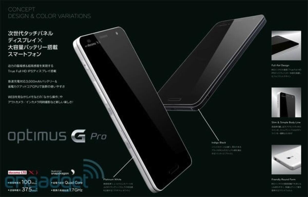 LG Optimus G Pro: foto, caratteristiche, scheda tecnica - 