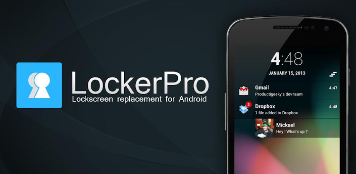 Download LockerPro Lockscreen v2.6 APK, rivoluziona la lockscreen su Android - 