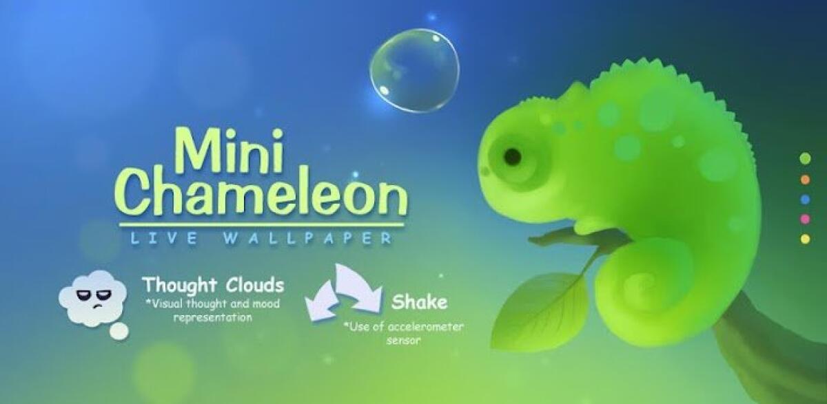 [Live Wallpaper Android] Mini Chameleon v 1.0.2 APK - 