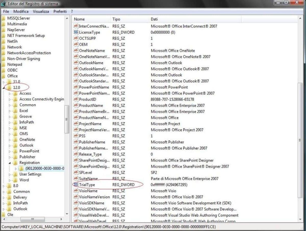 Convertire Office 2007 Trial in Versione Full Completa [Guida] - 