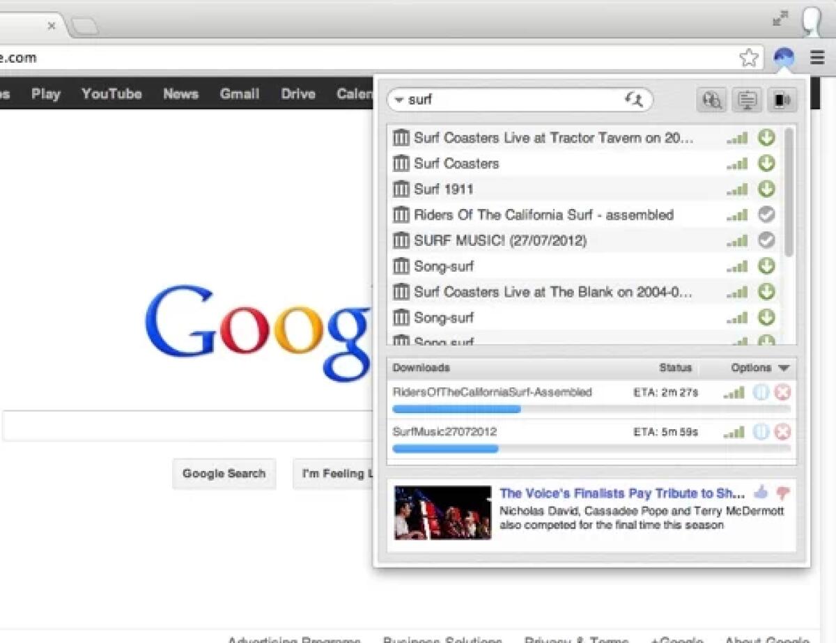 Scaricare file torrent con Google Chrome grazie al programma Surf BitTorrent - 
