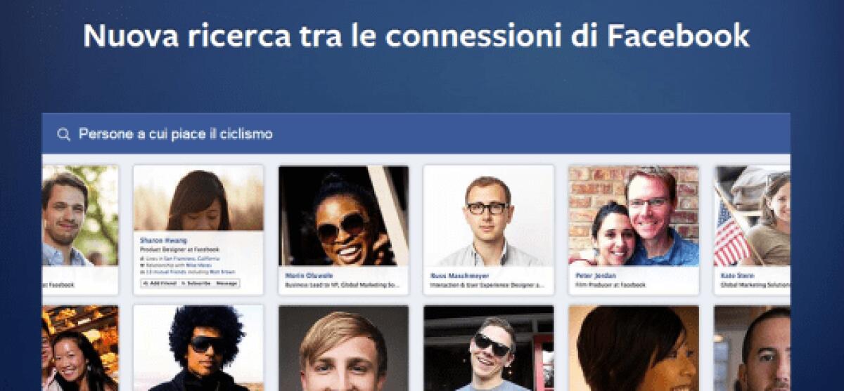 Facebook presenta Graph Search, il nuovo motore di ricerca interno a Facebook - 
