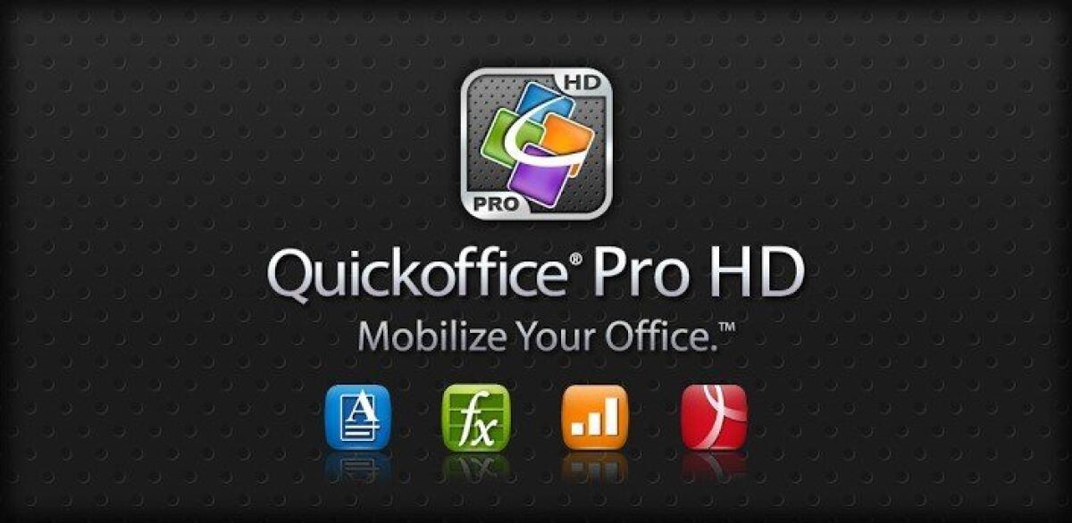 [Programmi Android] Quickoffice Pro HD per Tablet - 