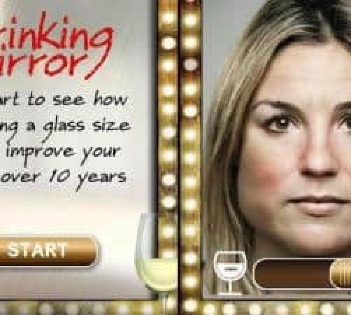 Troppo alcol? Un'app vi mostra come sarete - 