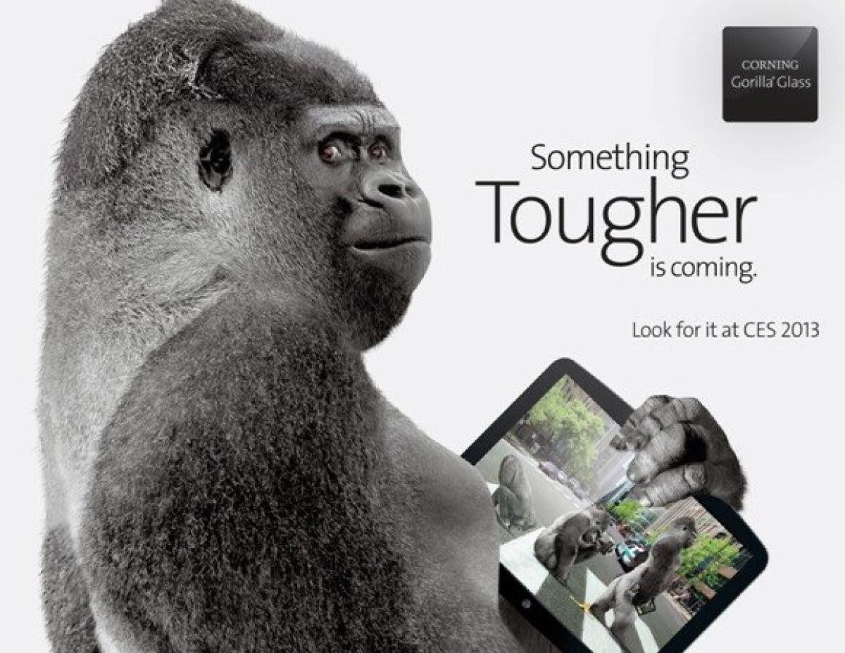 CES 2013: ecco il Gorilla Glass 3, nuovo vetro ultra resistente per smartphone - 