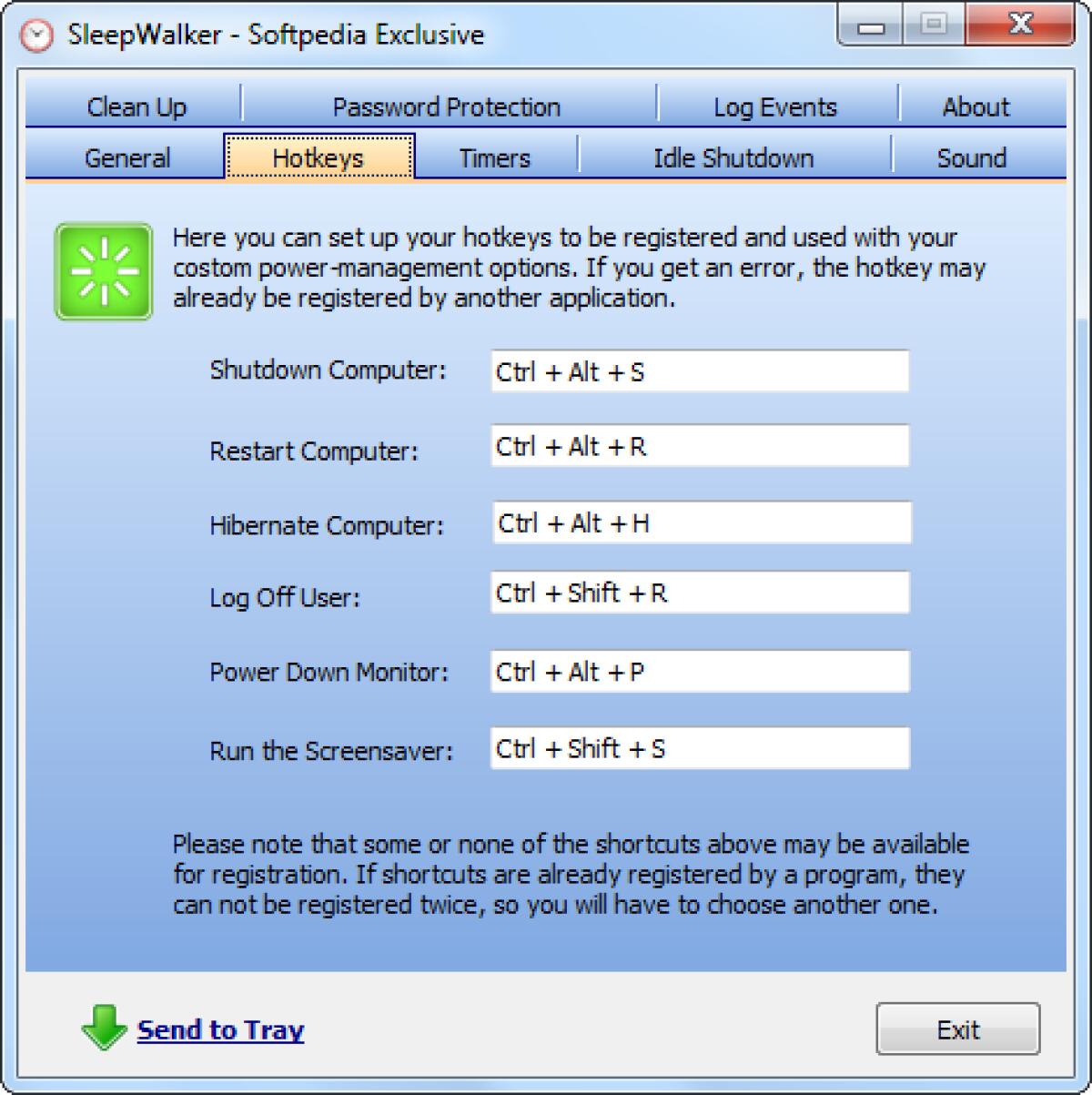 SleepWalker Shutdown Timer, per spegnere automaticamente il computer - 