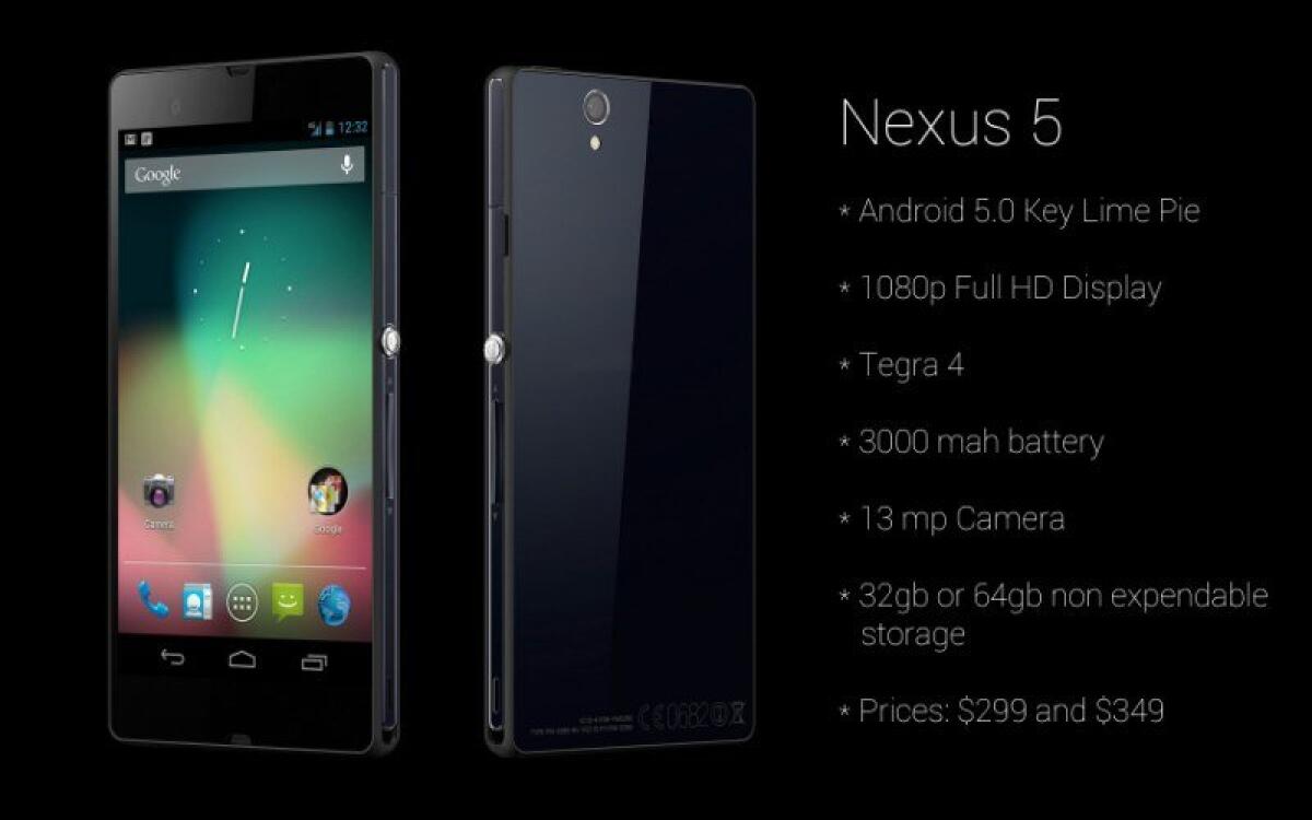 Nexus 7.7 &amp; Nexus 5, nuove indiscrezioni dalla rete - 