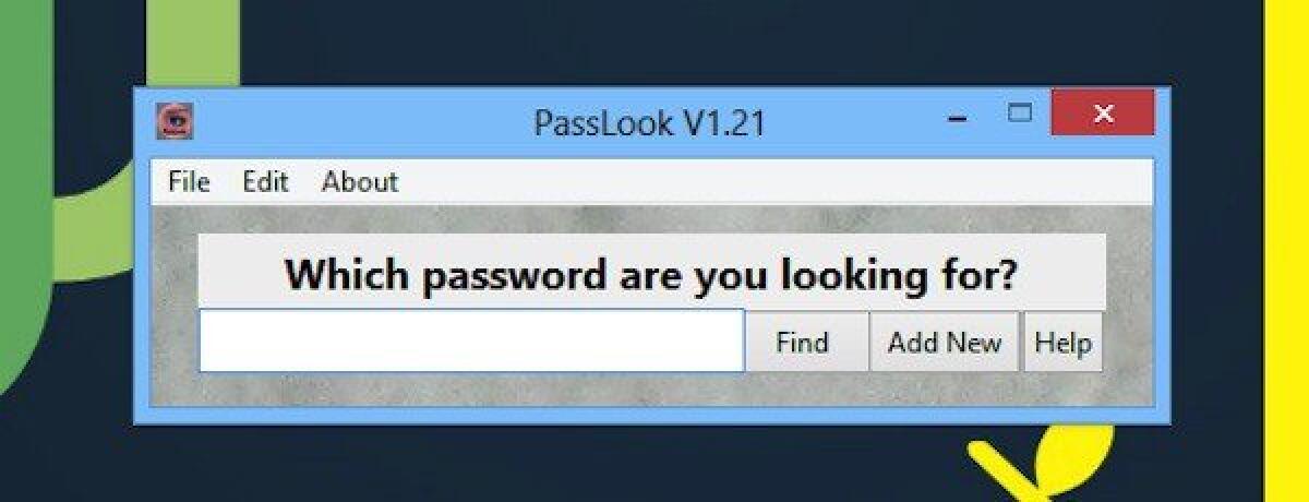 PassLook, un ottimo programma per gestire le password su Windows e Mac - 