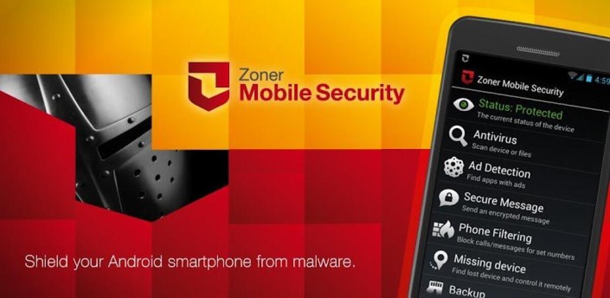 Zoner Mobile Security v1.0.2 APK, antivirus e antifurto per Android - 